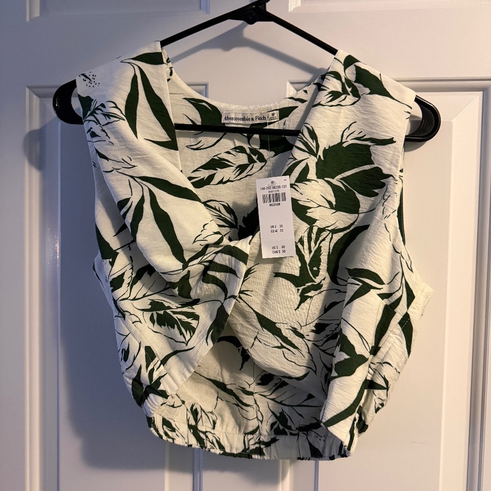 Abercrombie Floral Twist Top
